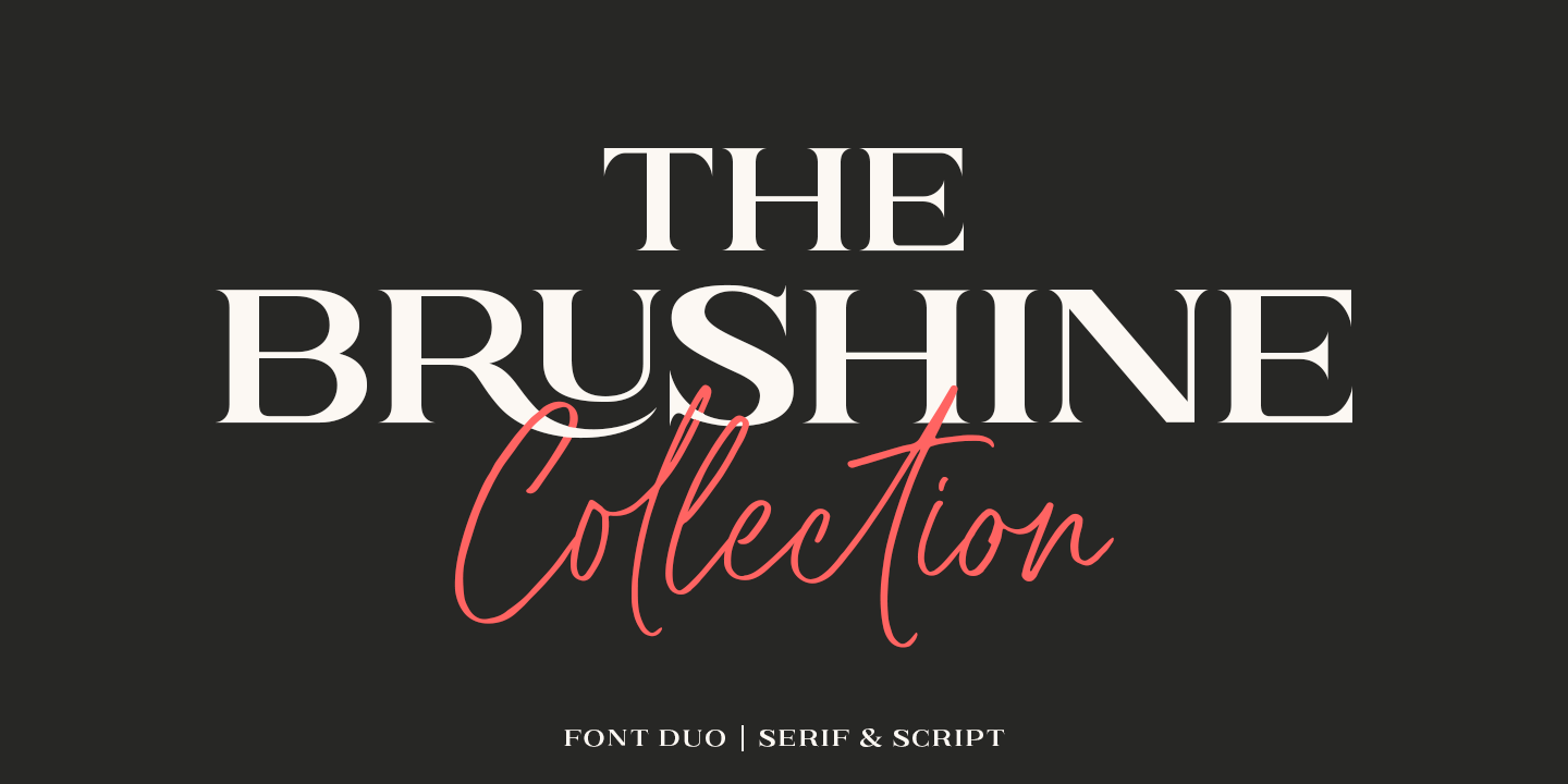Brushine Collection Oblique Font preview